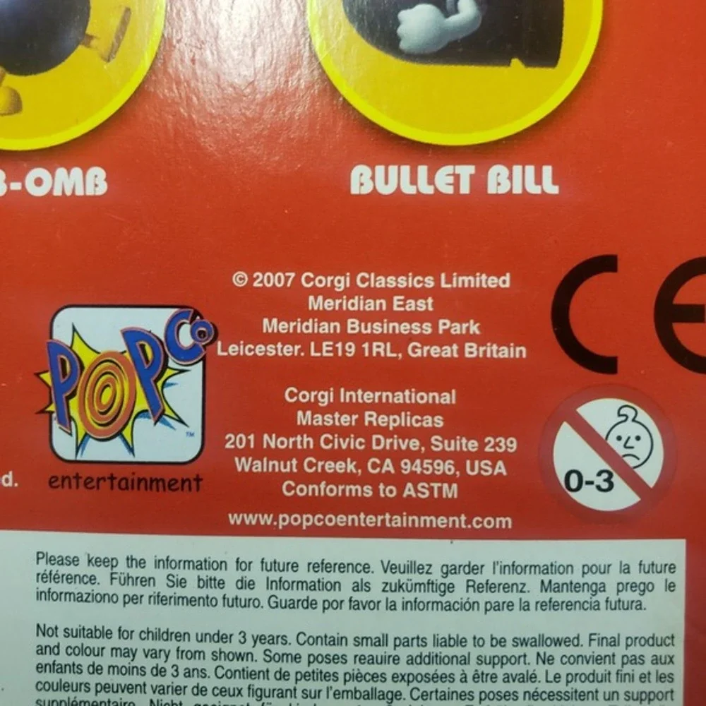 2007‎ Nintendo Super Mario Mini Figures NEW Sealed Mario Luigi Yoshi Bullet Bill